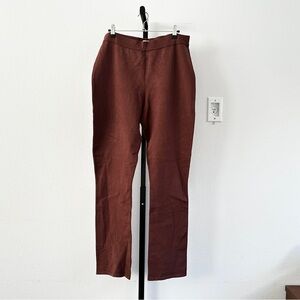 Aritzia Sunday Best Ellie Pants in Cognac, Size L, New with Tag
